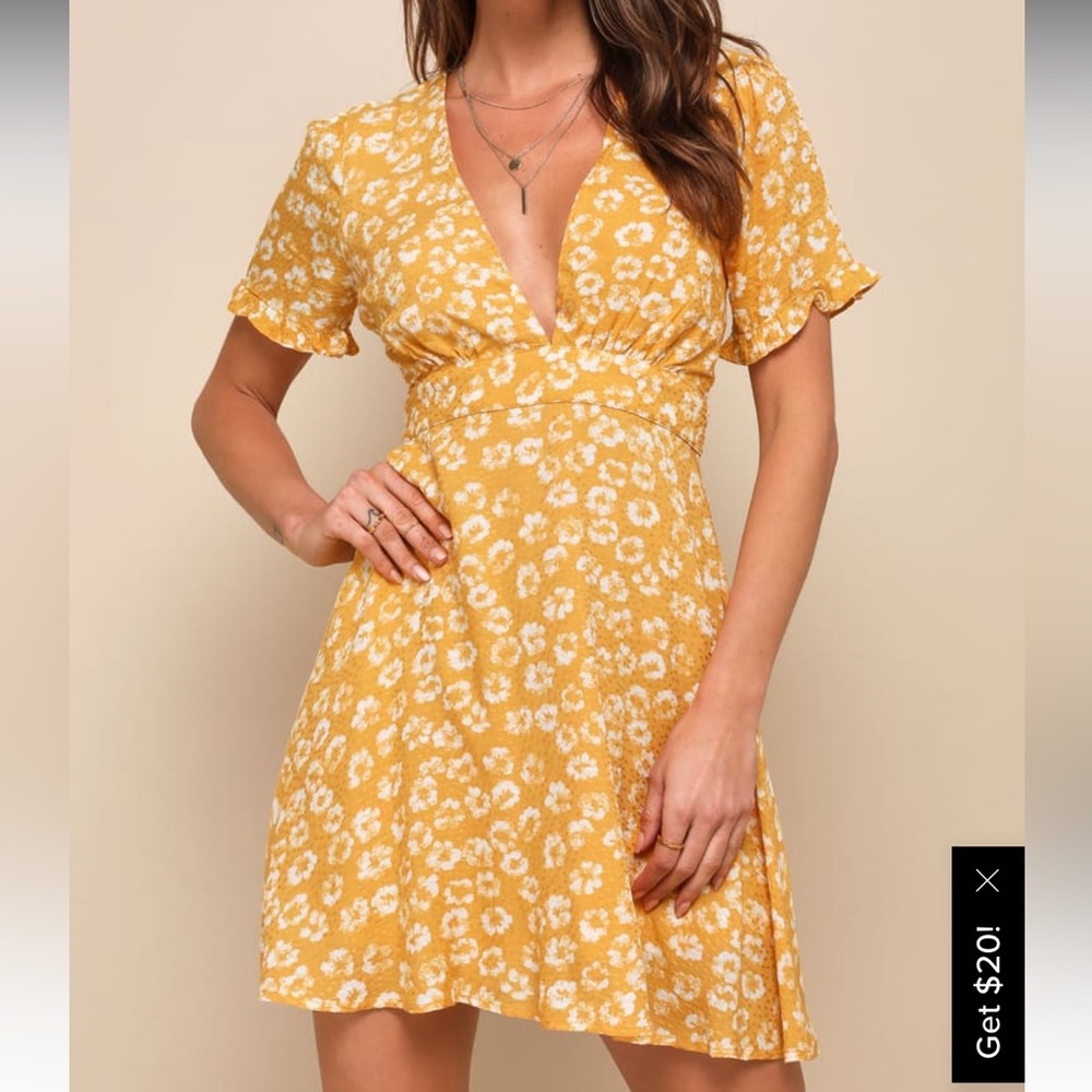 NWT Lulus Garden Explorer Mini Dress - Picture 2 of 4
